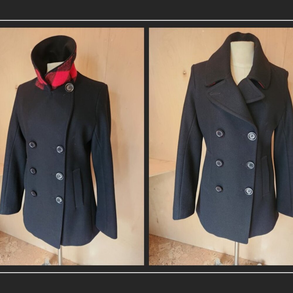 Paul Brodie Coat -Black/Buffalo Check Plaid